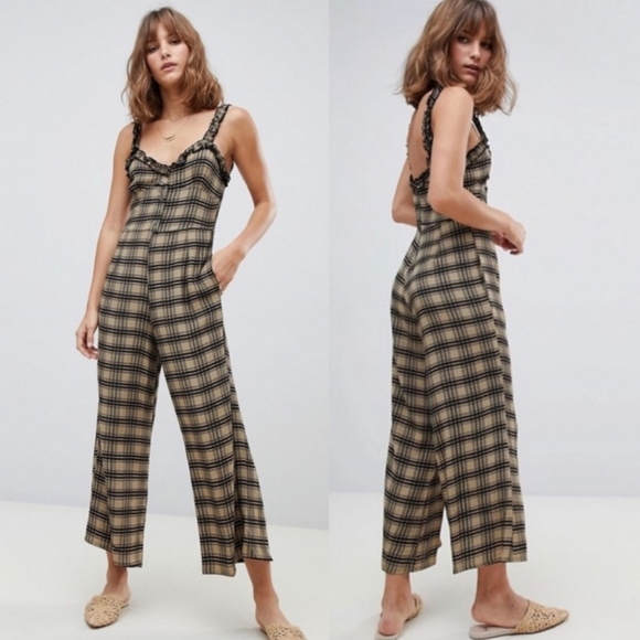 Faithfull the Brand Pants - Faithfull The Brand Cancun Plaid Jumpsuit Size 4